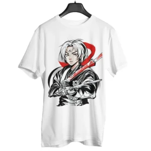 Red Sword Anime Printed T-shirt