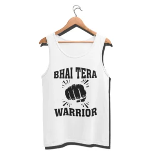 Bhai Tera Warrior Mens Gym Vest