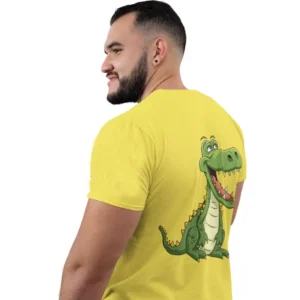 Funny Croc Back Print T-shirt