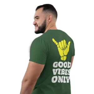 Good Vibes Only Back Print T-shirt