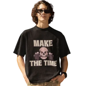 Make Time Oversized Gym T-shirt