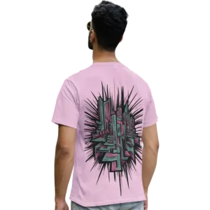 Scary Building Anime Printed T-shirt