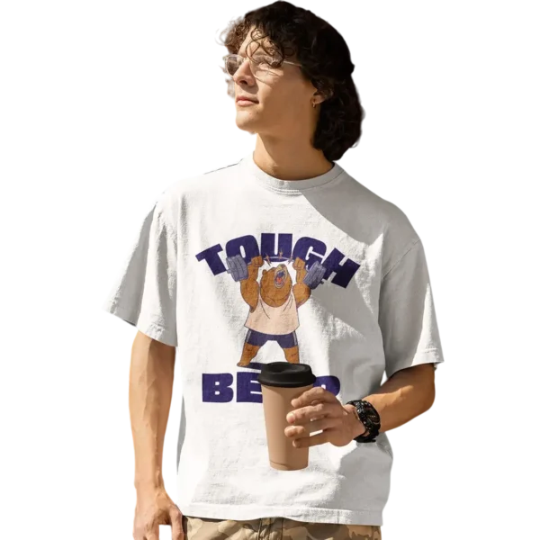 Tough Bear Oversized Gym T-shirt