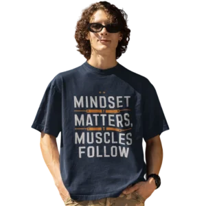 Mindset Matters Oversized Gym T-shirt